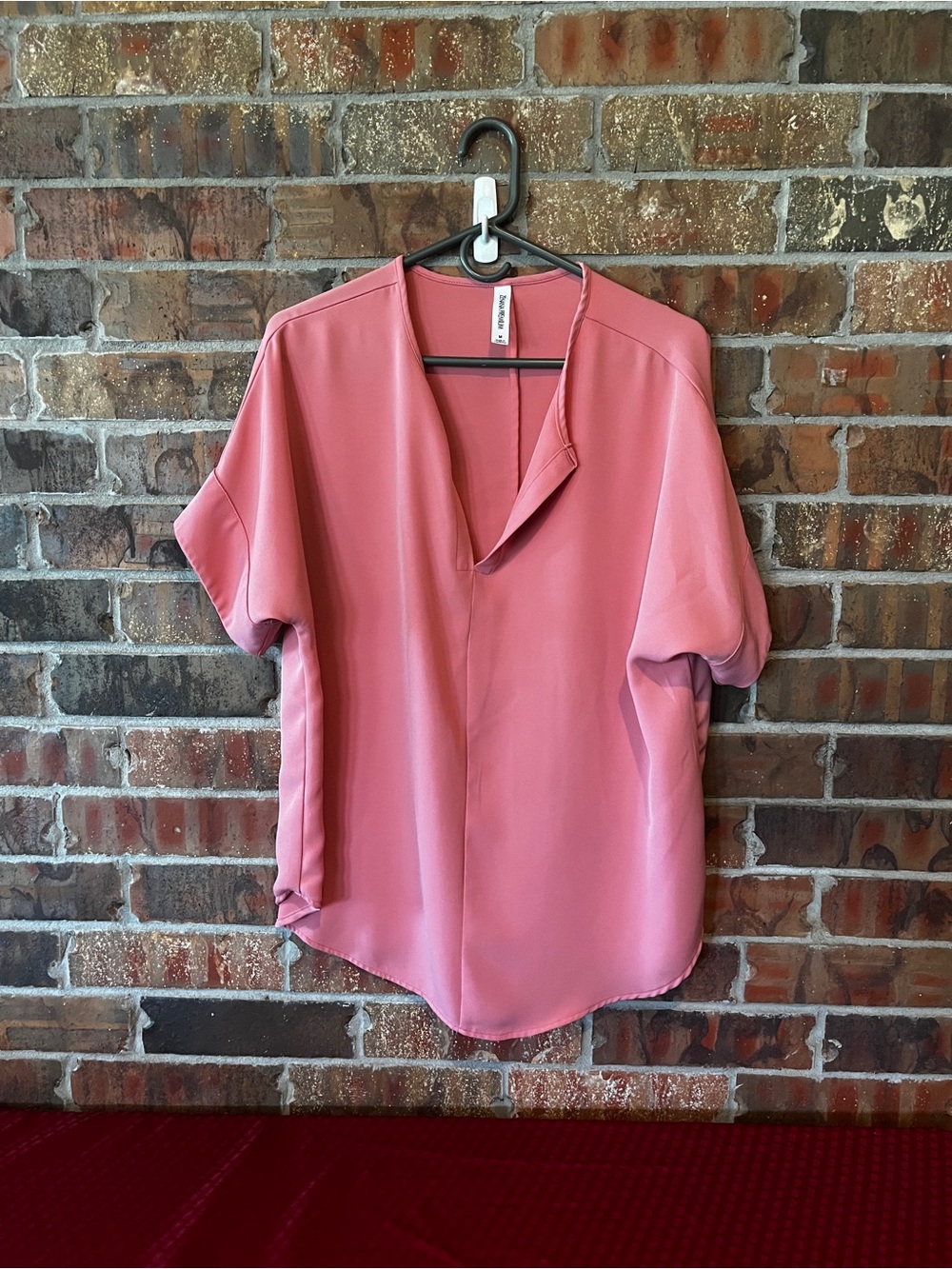 Zenana Premium Women’s Pink Rose Blouse Size:M
